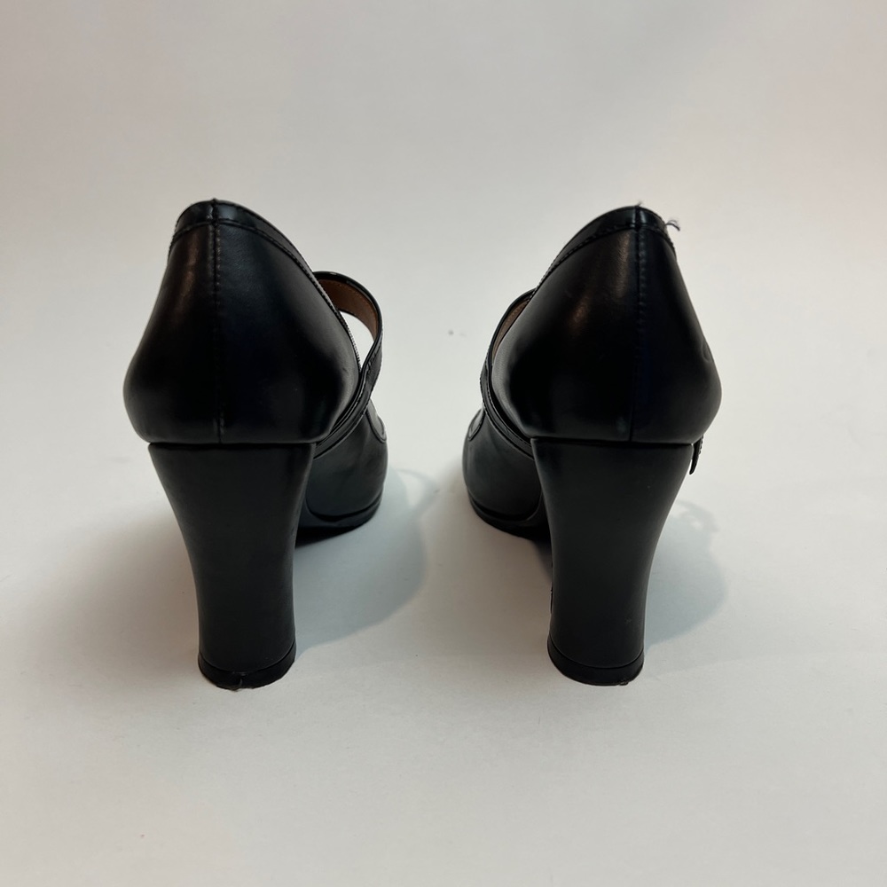 DISCO Miracles Mary Jane Resurrection Black Leather & White Patent John Fluevog - Picture 4 of 7
